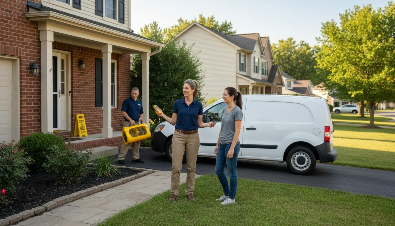 Residential water damage restoration in Arnold, MD